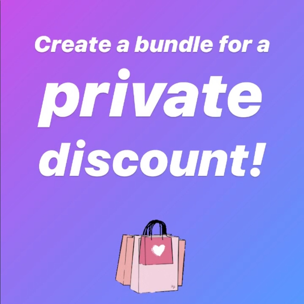 I’m willing to give a generous discount on bundles